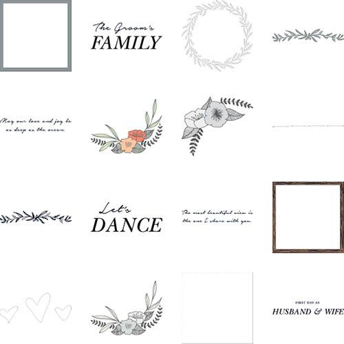 Rustic Wedding 12x12 undefined  Premium Album