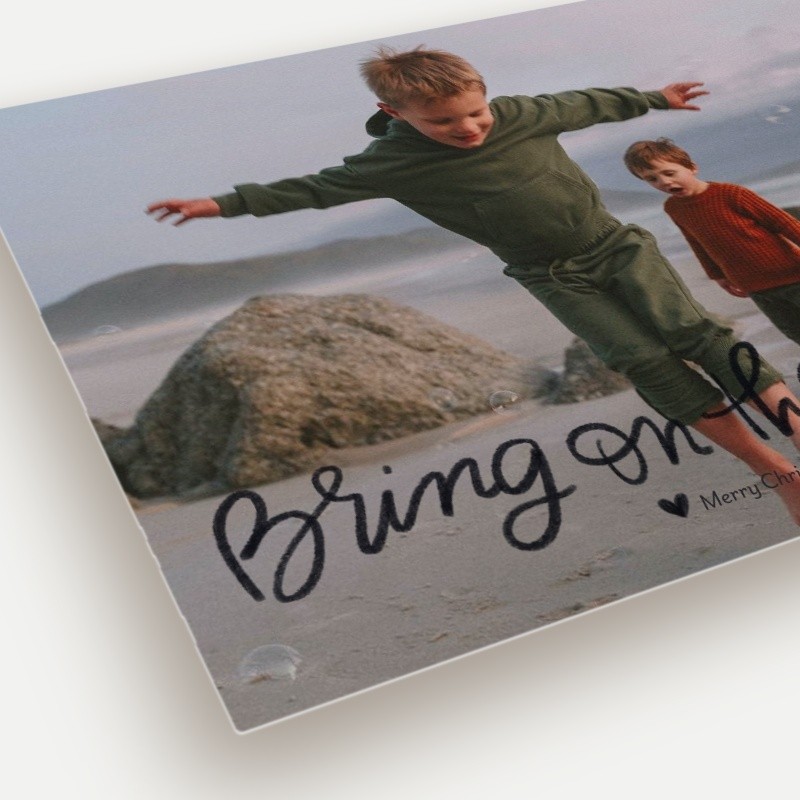 Joyful Script Holiday Card