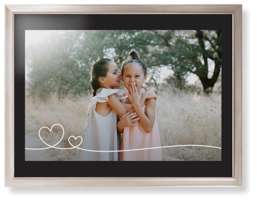 Double Heart Line Art