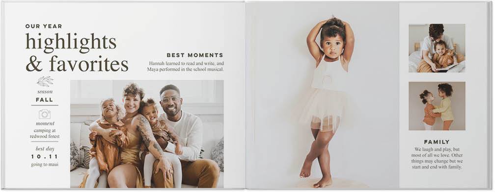 Modern Year In Review Photo Album