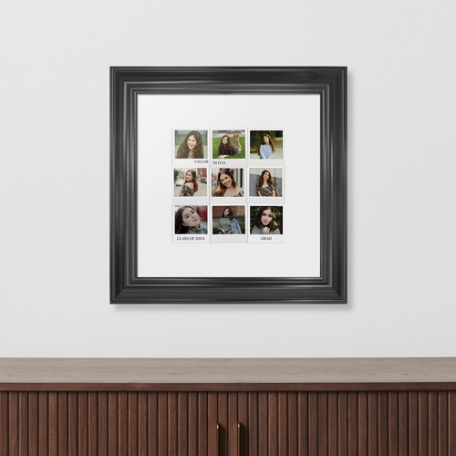 Photo Memories 12x12 White  Framed Print