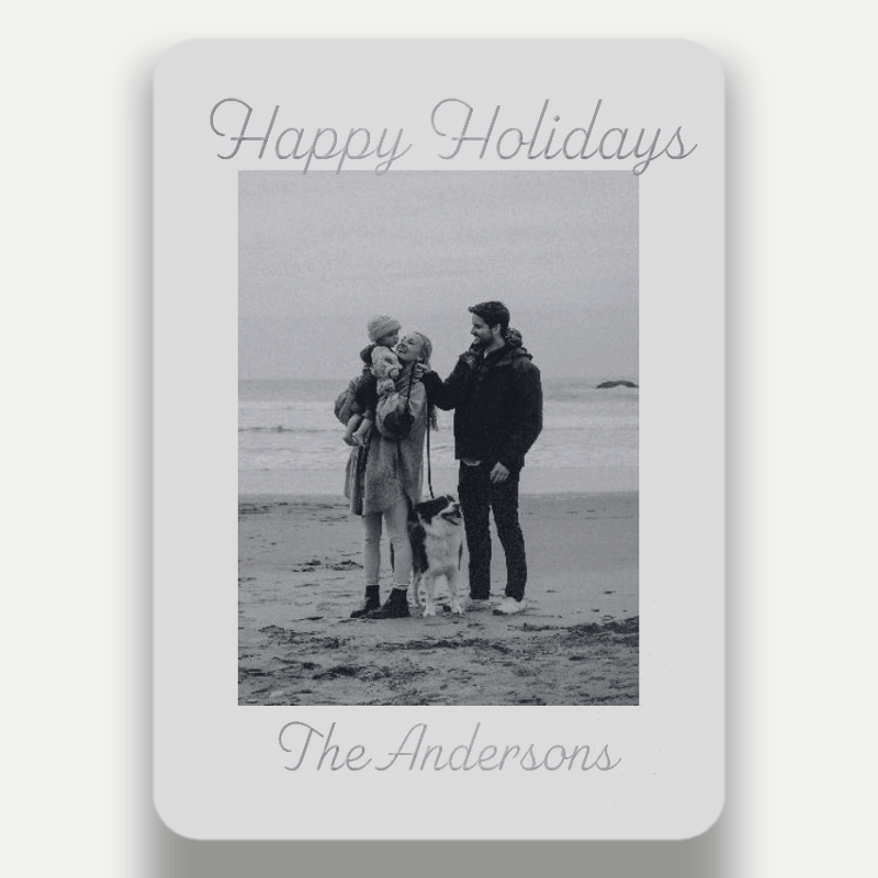 Elegant Signature Holiday Card