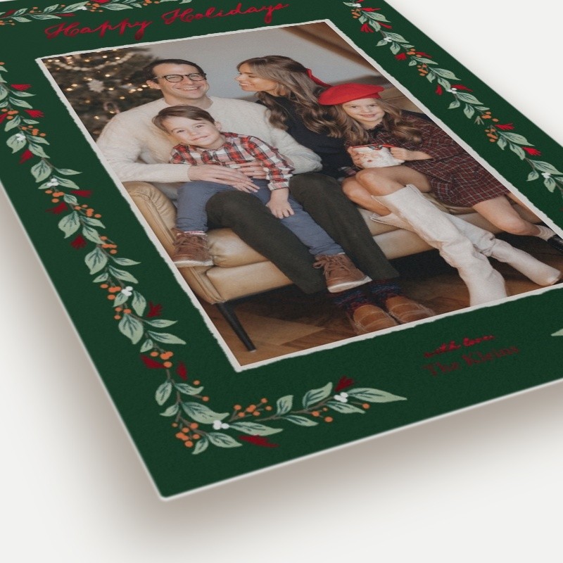 Botanical Frame Holiday Card