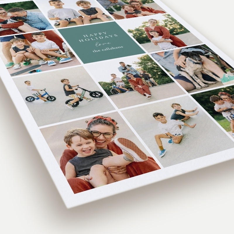Photo Mosaic Holiday Card