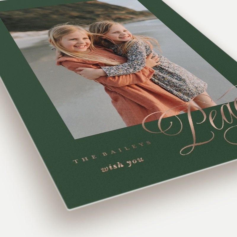 Joy Script Holiday Card