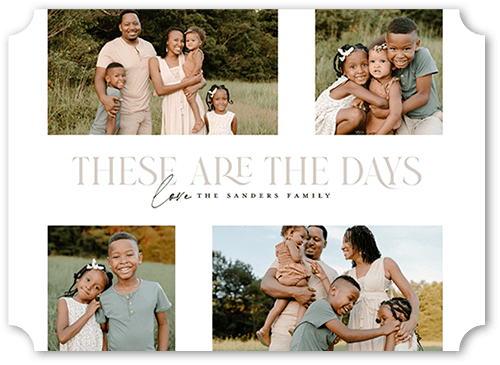 Exceptional Days 5x7 White  Holiday Card