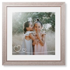 Double Heart Line Art