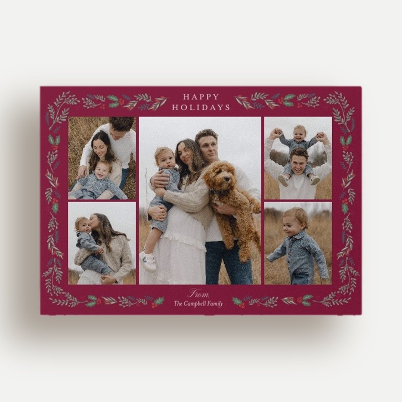 Painted Holly Frame