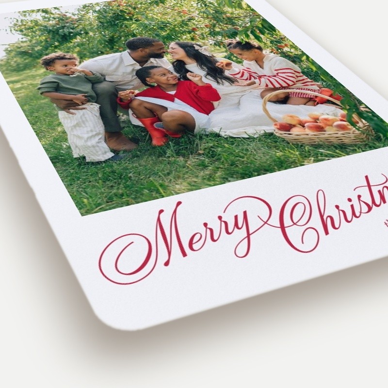 Script Collage Holiday Card