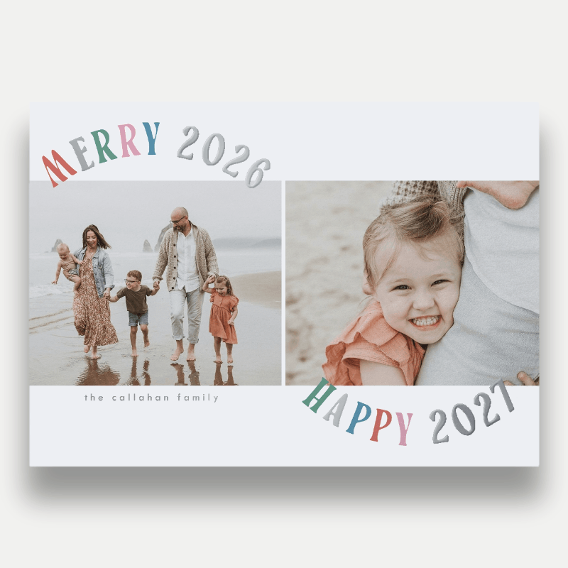 Playful Arch New Year's Card