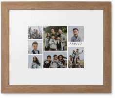 Rustic Picture Gallery Collage Of Seven