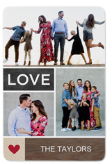 Watercolor I Heart You Portrait