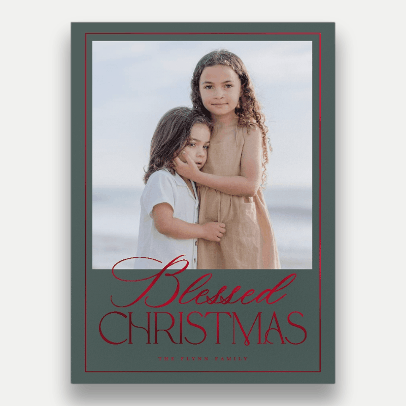 Refined Collage Holiday Card