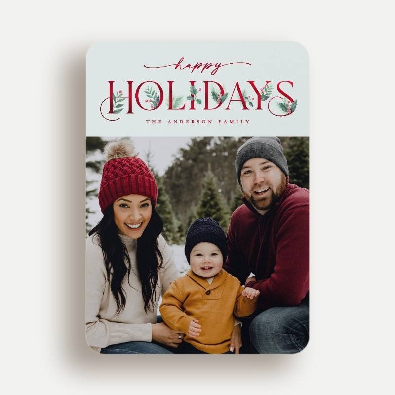 Classic Statement Holiday Card