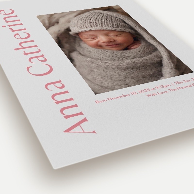 Editorial Debut Birth Announcement