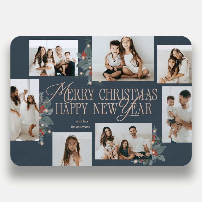 Botanical Sentiment Holiday Card