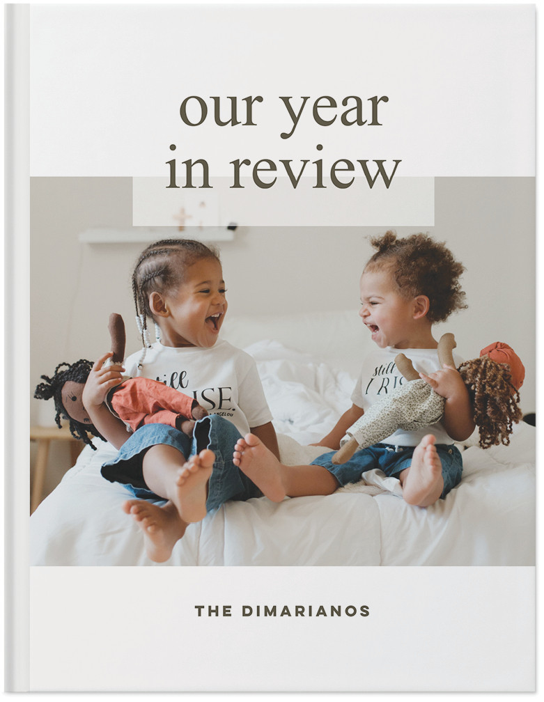 Modern Year In Review Photo Album