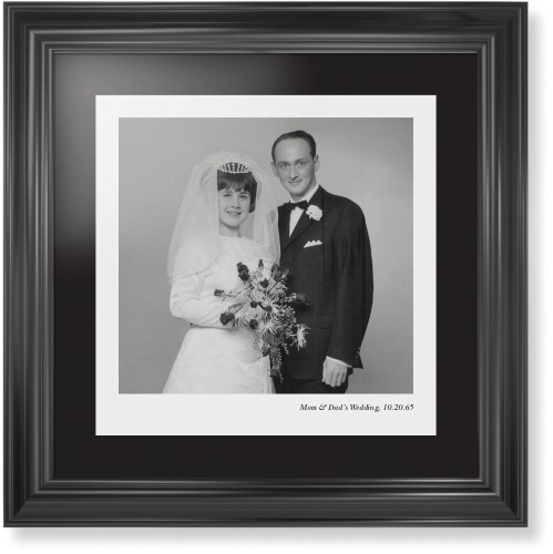 Modern Gallery of One Portrait 16x16 Multicolor  Framed Print