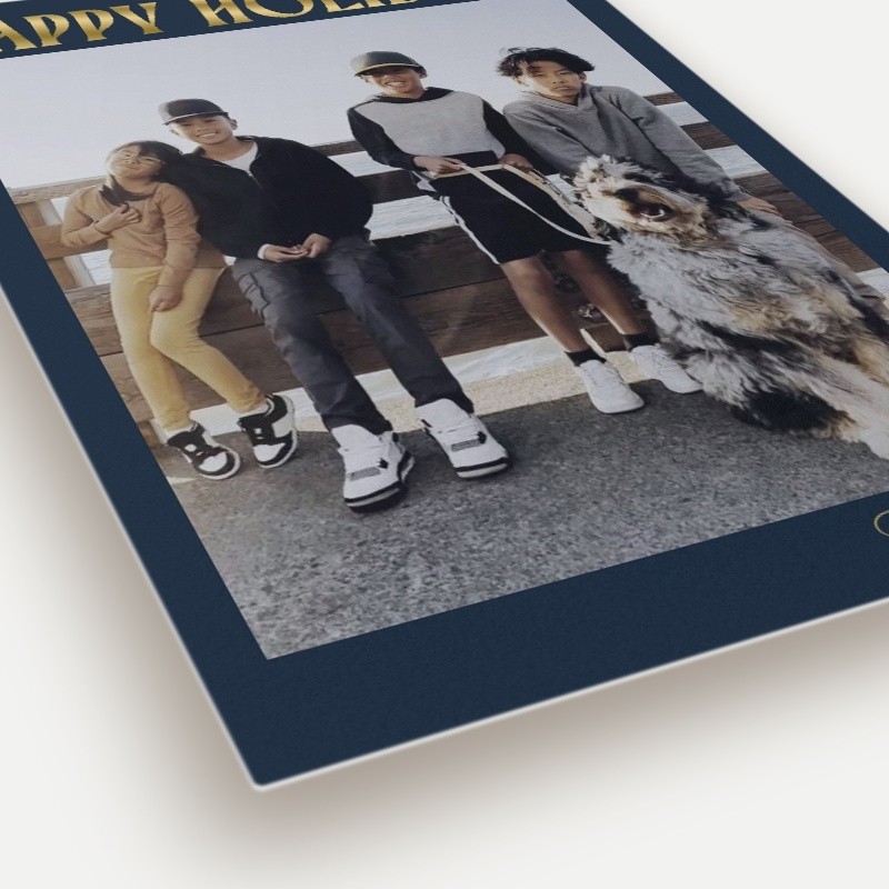 Bold Stack Holiday Card