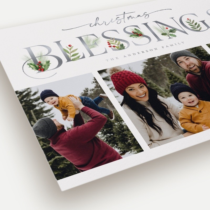Classic Statement Holiday Card