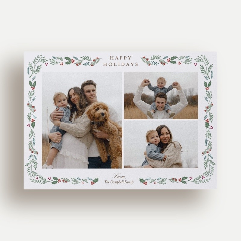 Painted Holly Frame
