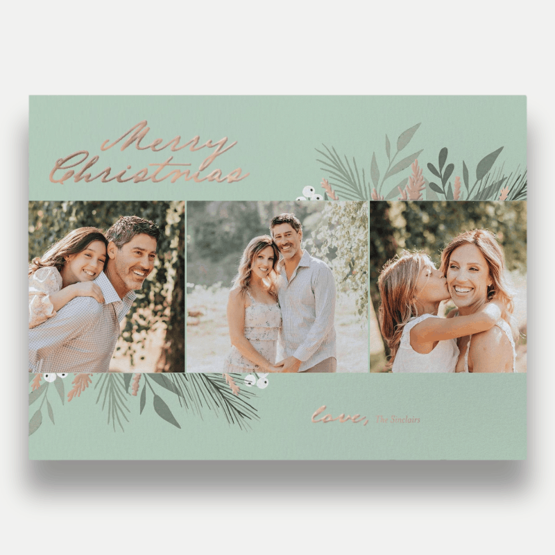 Scattered Botanicals Holiday Card