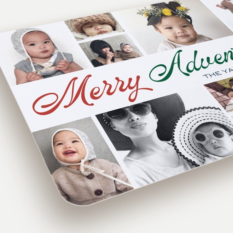 Adventure Script Holiday Card