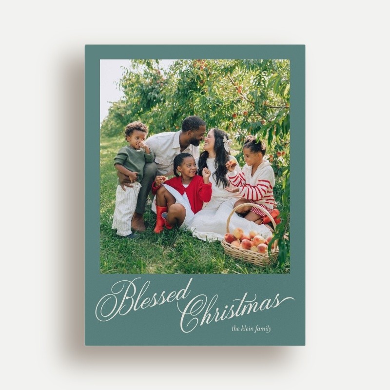 Script Collage Holiday Card