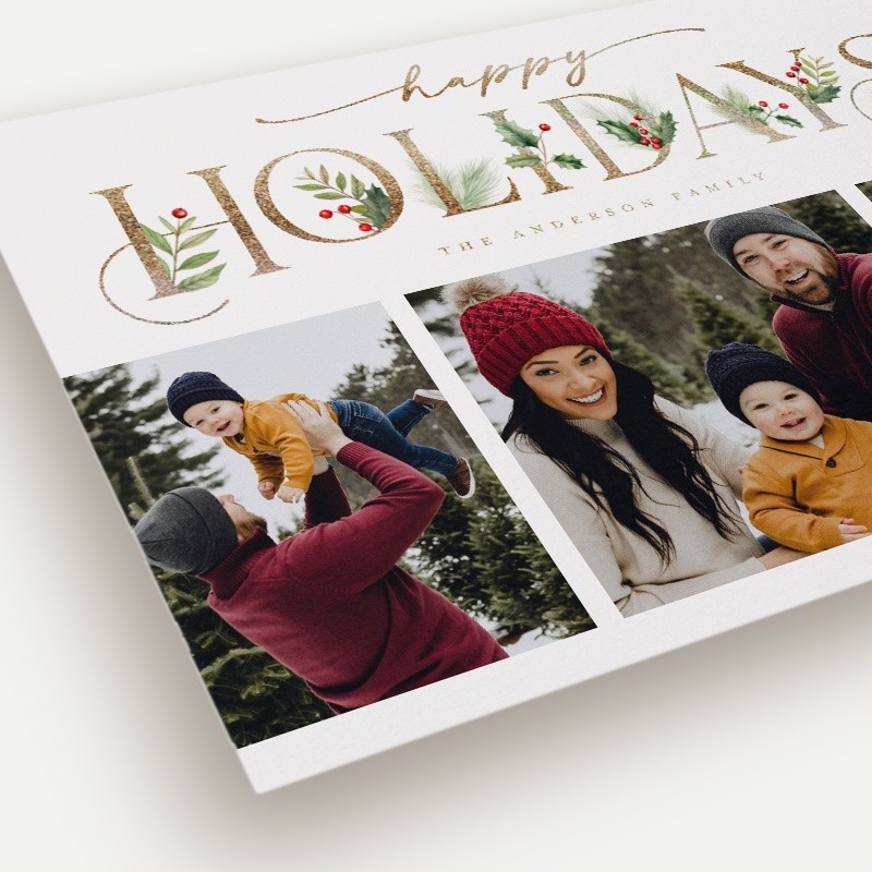 Classic Statement Holiday Card