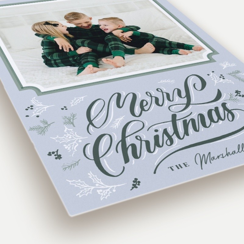 Ornate Flourish Holiday Card