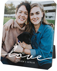 Modern Scripted Love Portrait