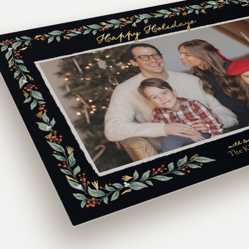 Botanical Frame Holiday Card
