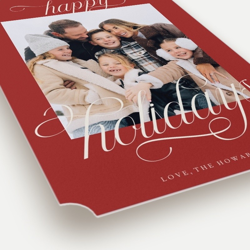Classic Letters Holiday Card