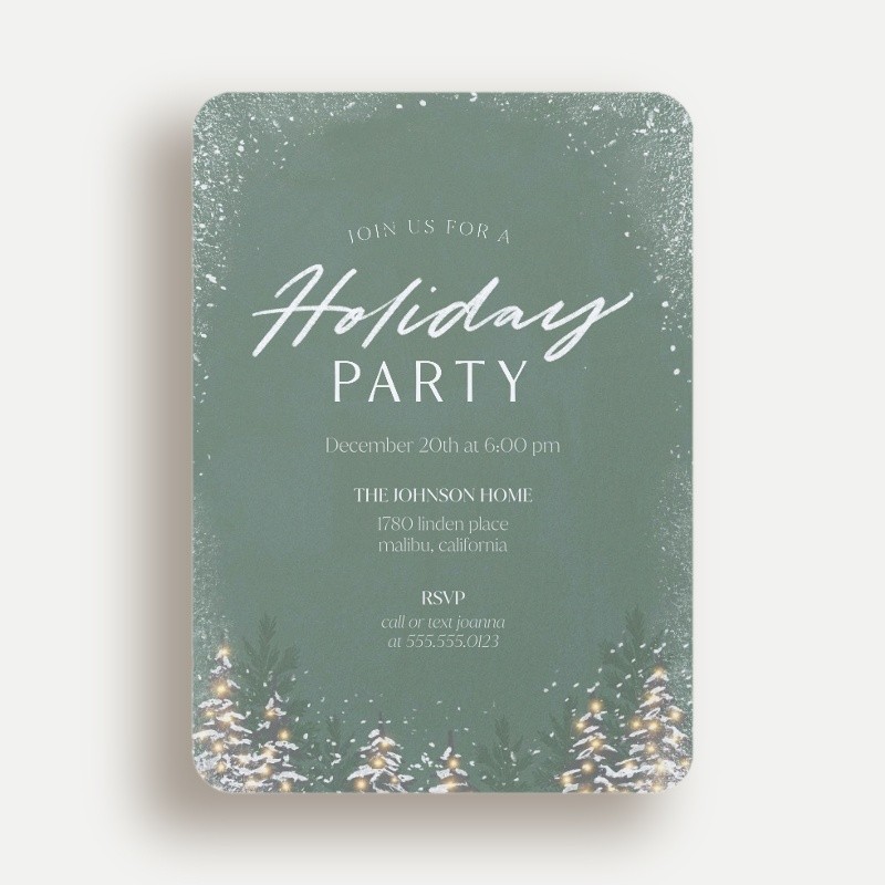 Elegant Party Holiday Invitation