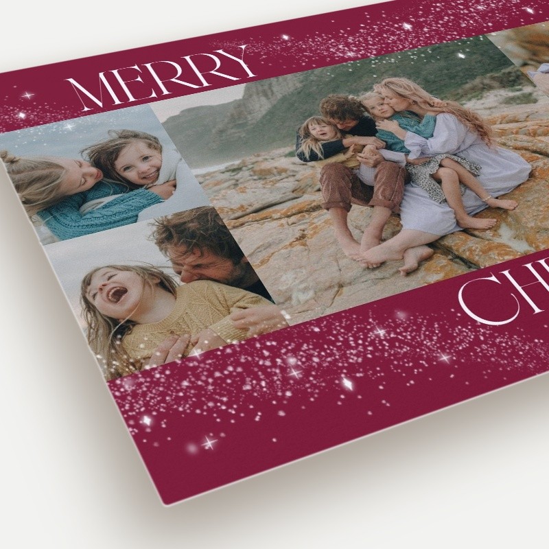 Celestial Sparkle Holiday Card