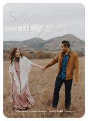 Glamorous Announcement 5x7 Foil Stamped