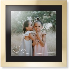 Double Heart Line Art