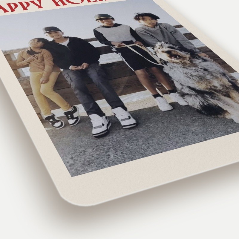 Bold Collage Holiday Card