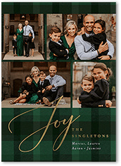 Joyful Holiday Plaid