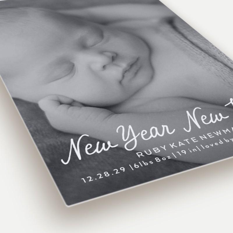 New Love Birth Announcement