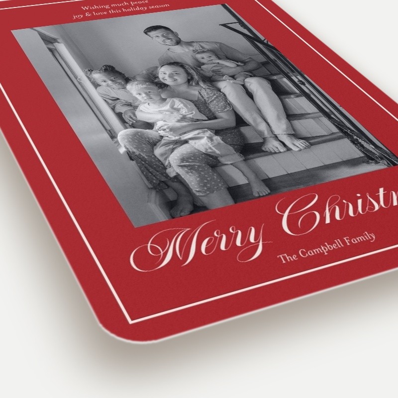 Elegant Frame Holiday Card