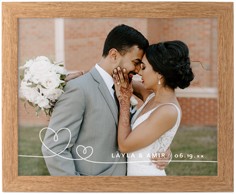 Double Heart Line Art