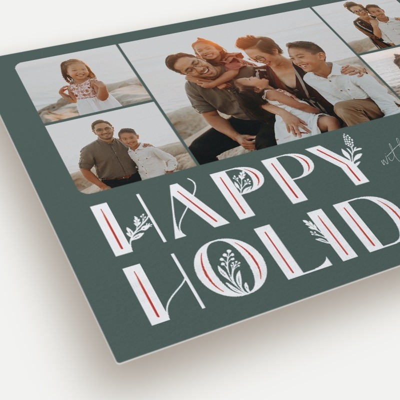 Deco Botanical Holiday Card