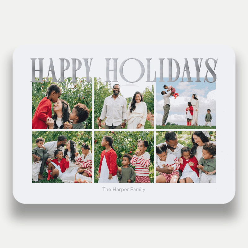 Elegant Serif Holiday Card