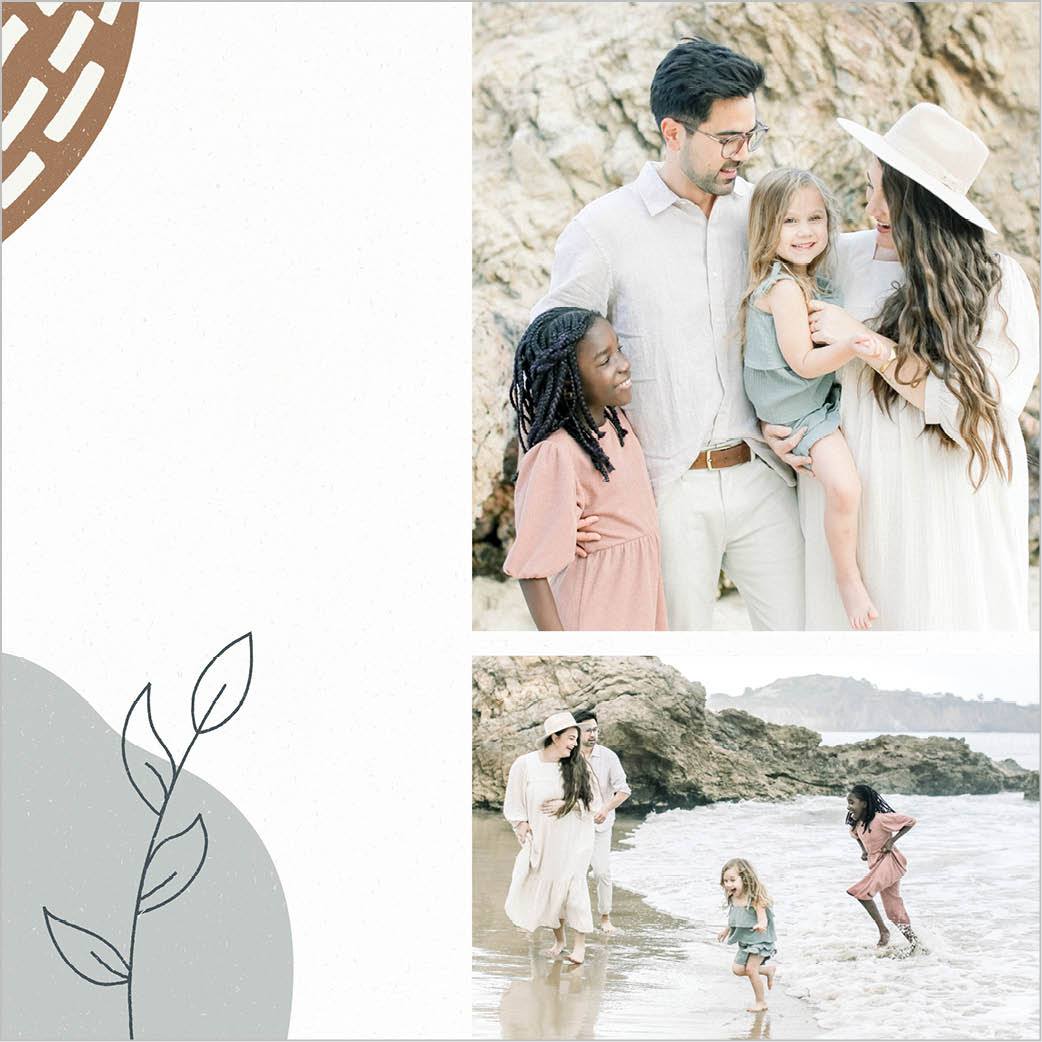 Muted Everyday Abstract Calendar 12x12 undefined  Wall Calendar