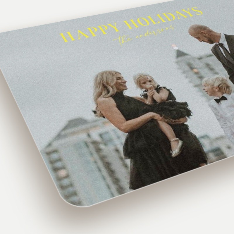 Bright Statement Holiday Card