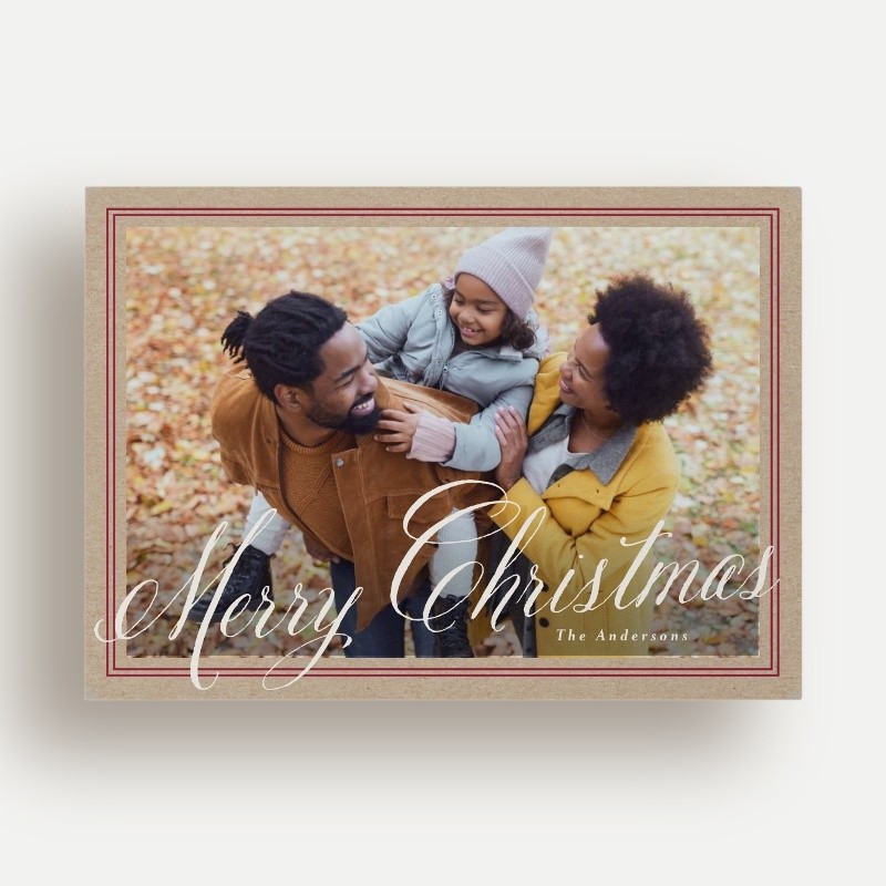 Elegant Greeting Holiday Card
