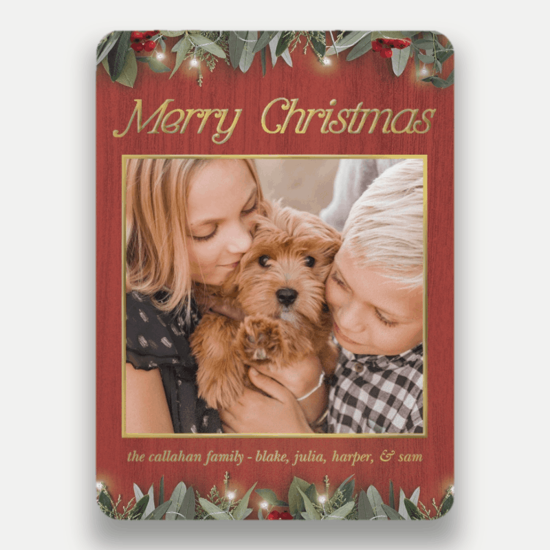 Botanical Trio Holiday Card