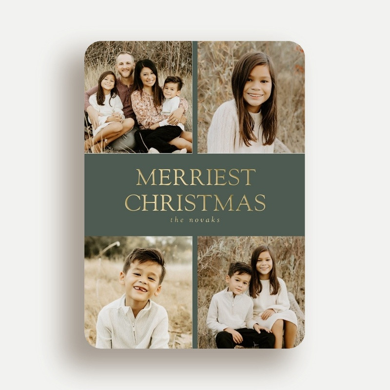 Editable Merriest Sentiment