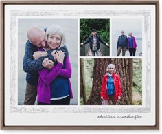 Brushed Border Collage Of Four